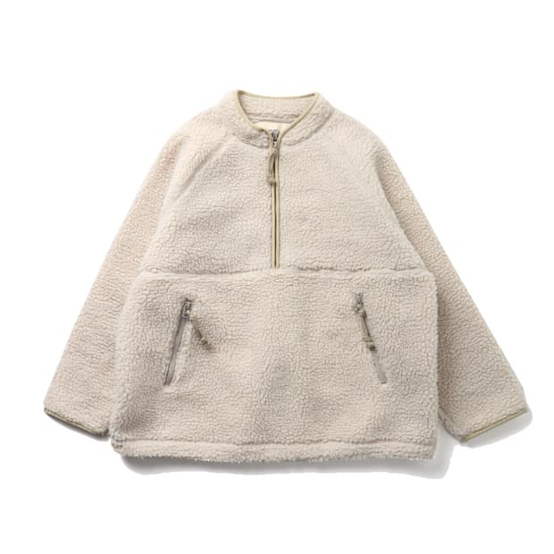 BEAMS BOY Boa Fleece Half Zip Pullover
