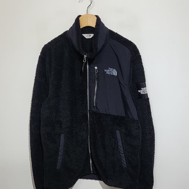 (L) 노스페이스 후리스 점퍼 블랙 뽀글이 플리스 자켓 