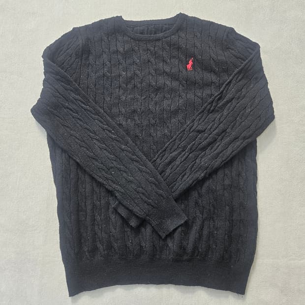 실측확인 폴로랄프로렌 케이블 니트 0304Y