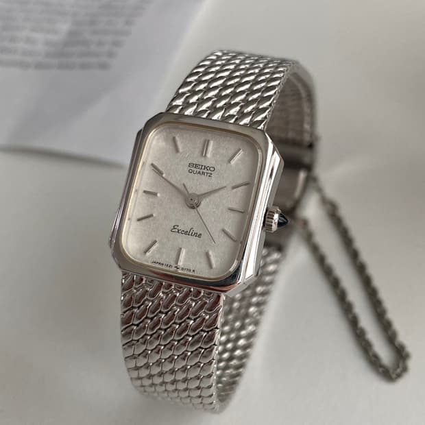 Seiko 세이코 exceline 엑셀린 스노우 쿼츠 레이디스