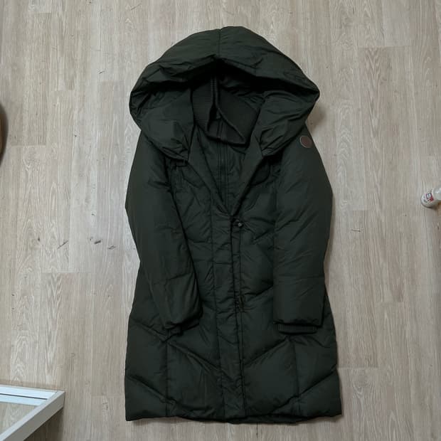 폴로 로렌 랄프로렌 여성 프리미엄 덕다운 니트 떡볶이 롱패딩 S/90 