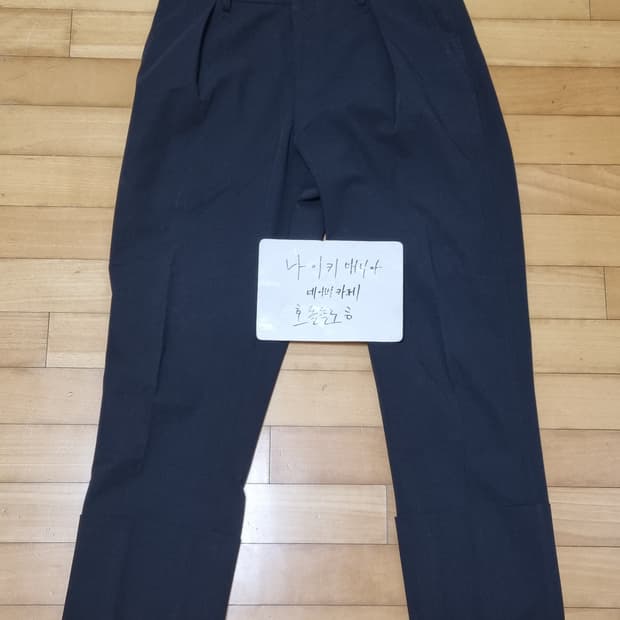 (48) 우영미 턴업팬츠 블랙