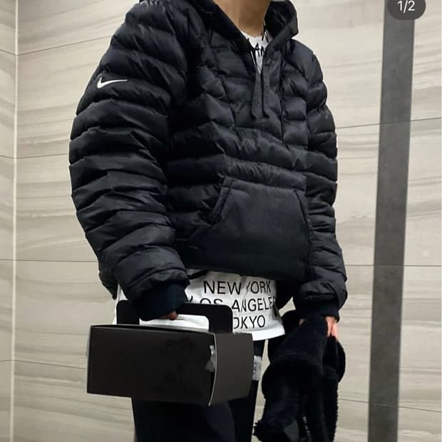 나이키 스투시 인슐레이티드 패딩 아노락