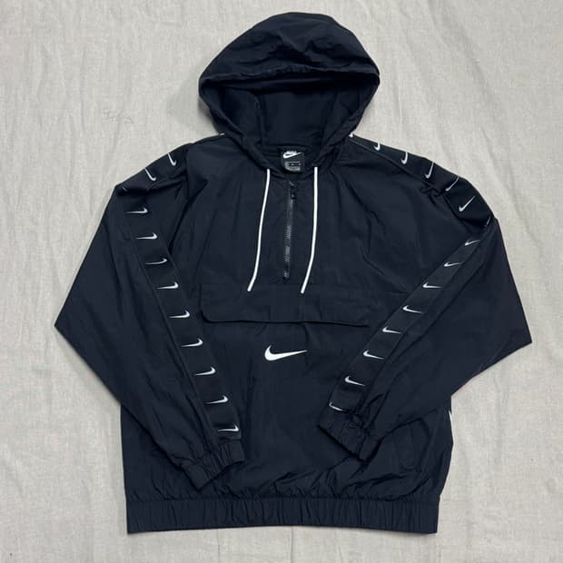 나이키 사이드라인 백로고 스우시 아노락 M