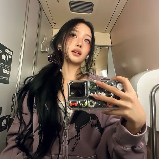 쓰리타임즈 미드나잇 스터드 후드집업