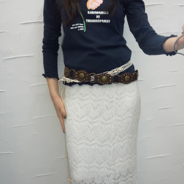 frill neck navy long sleeve