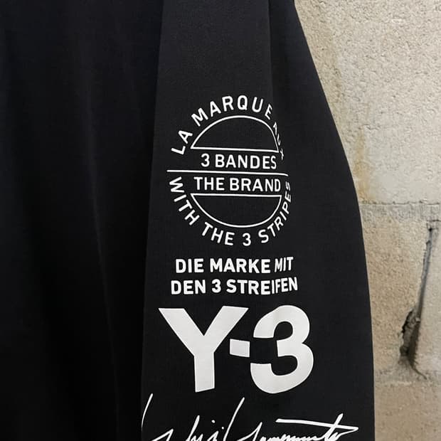 와이쓰리 Y-3 크루넥 맨투맨