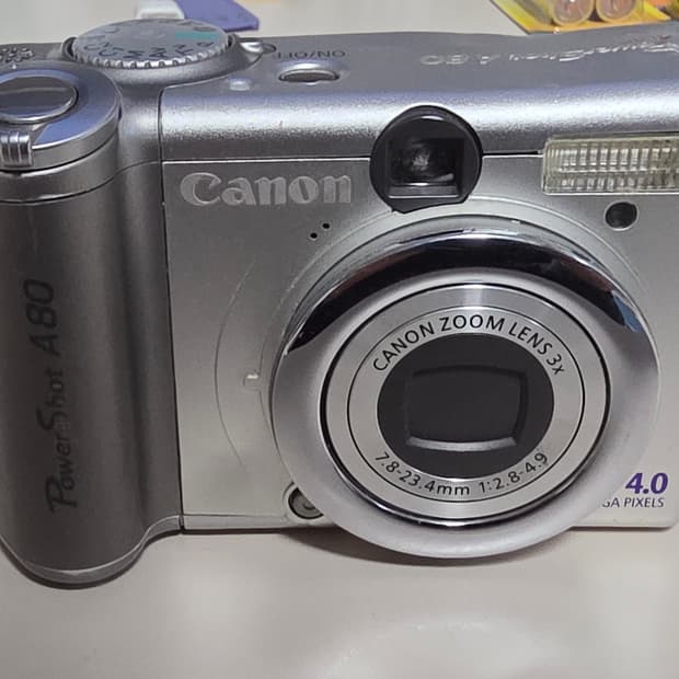 캐논 파워샷 A80 빈티지 디지털카메라