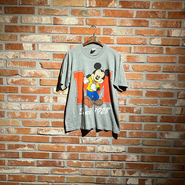 90s USA 빈티지 미키마우스 반팔 티셔츠