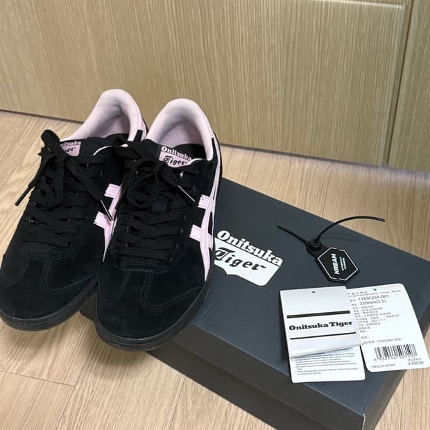 (W) 오니츠카 타이거 토쿠텐 블랙 핑크