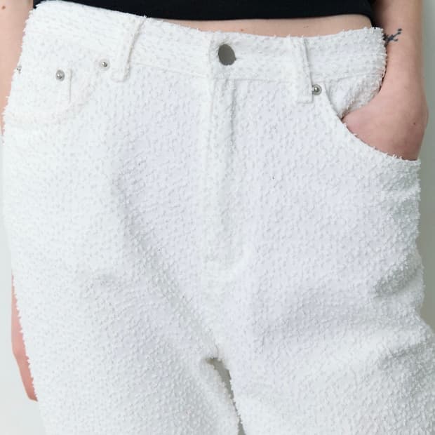 샵레터 letter Amor damage denim (off white)