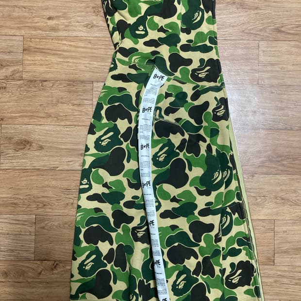 감별 완료)베이프 스타 테이프 풀집 후디