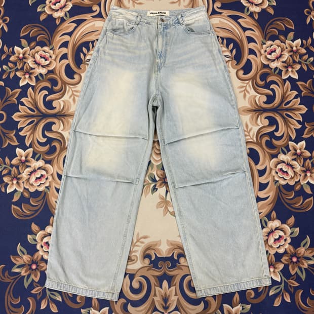 (L)인사일런스 INSLIENCE 연청 와이드데님팬츠