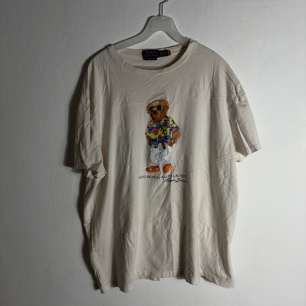 폴로 랄프로렌 폴로베어 반팔티 아이보리(XL)