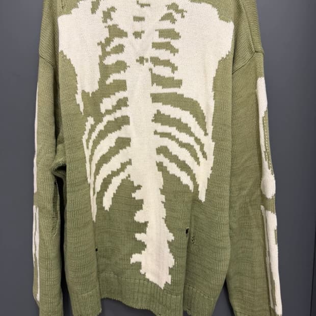 (3)캐피탈 본 니트 스웨터 크루넥