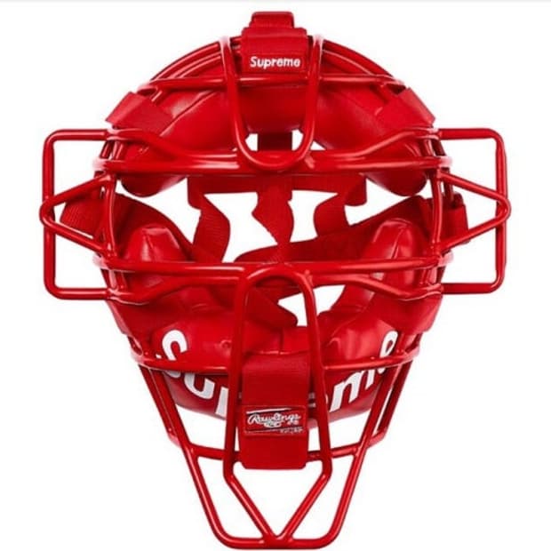 슈프림 롤링스 캐쳐스 마스크 레드 - 18SS 새제품