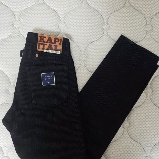 kapital 사시코 센츄리 데님 123(올인디고)