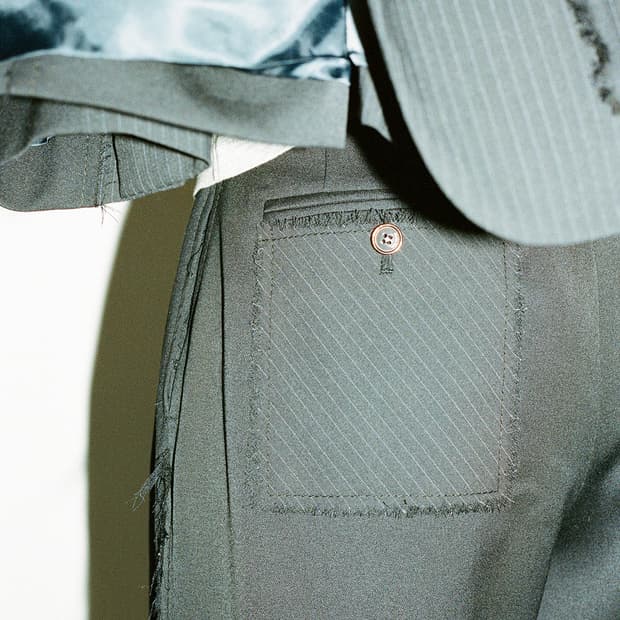 마뗑킴 핀턱슬랙스 네이비