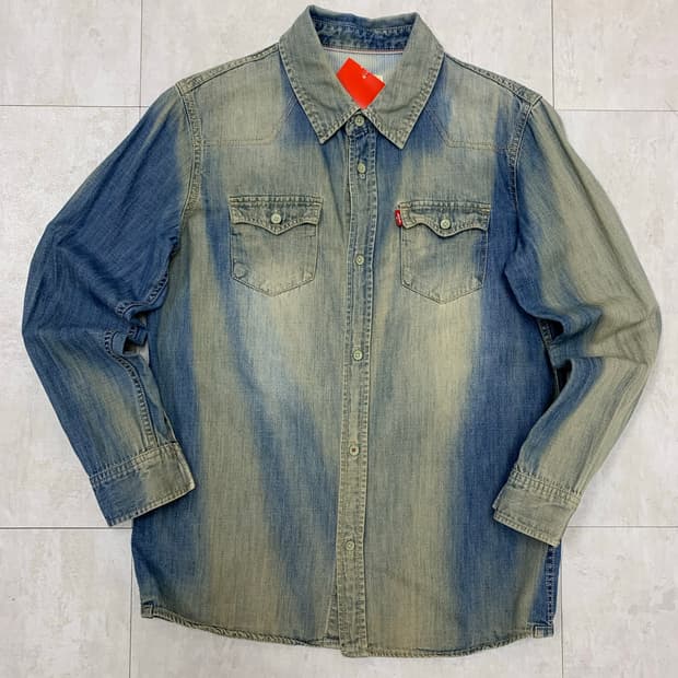 리바이스 워싱 데님 셔츠 #682