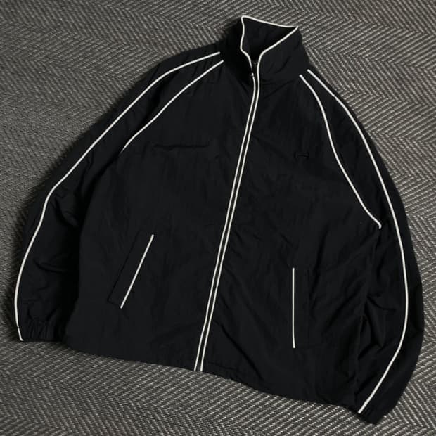 HDEX 나일론 경량 윈드브레이커 트랙 자켓 블랙 y 4890