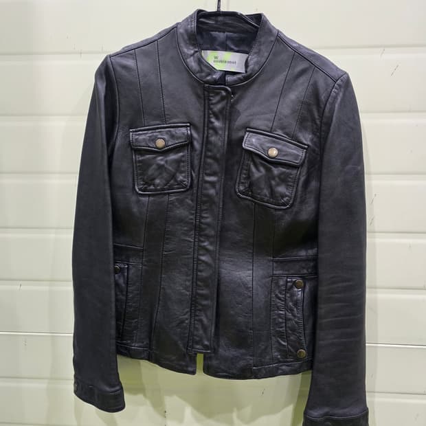 W. doubleu dot 양가죽 여성 자켓 S