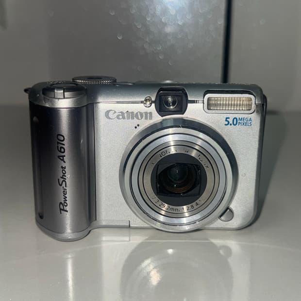정상 작동 캐논 A610 디카 