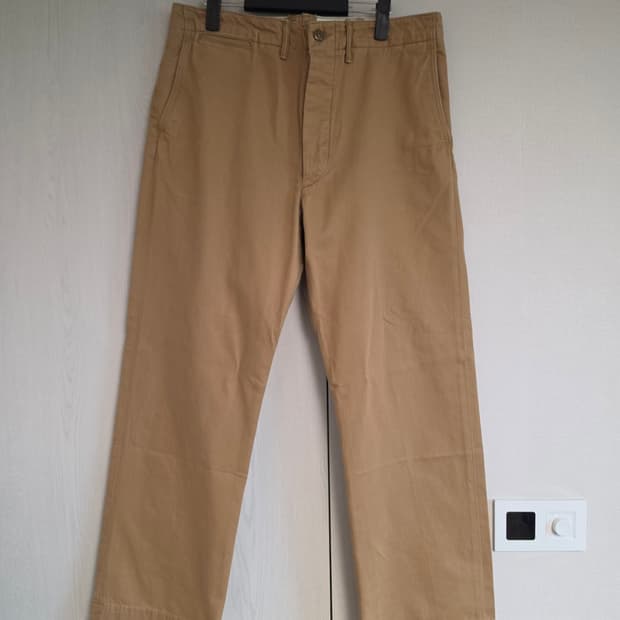 RRL 더블알엘 필드치노 브리티시 카키 34사이즈 판매합니다.