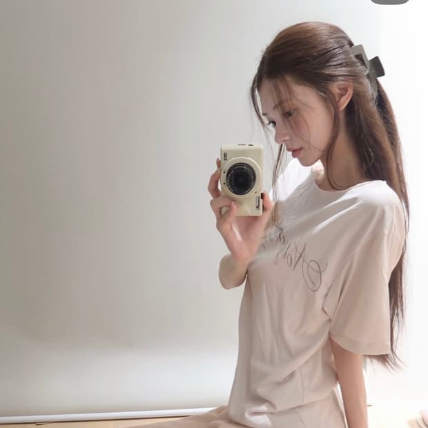 당일배송) 낫유어로즈 로즈 그래픽 원숄더 티셔츠 (핑크)