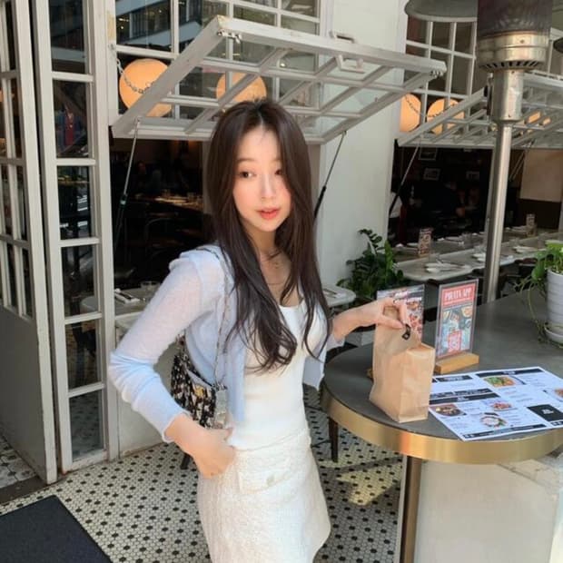 [새상품] 시예 siye 샵시예 - 애프터가디건 블루