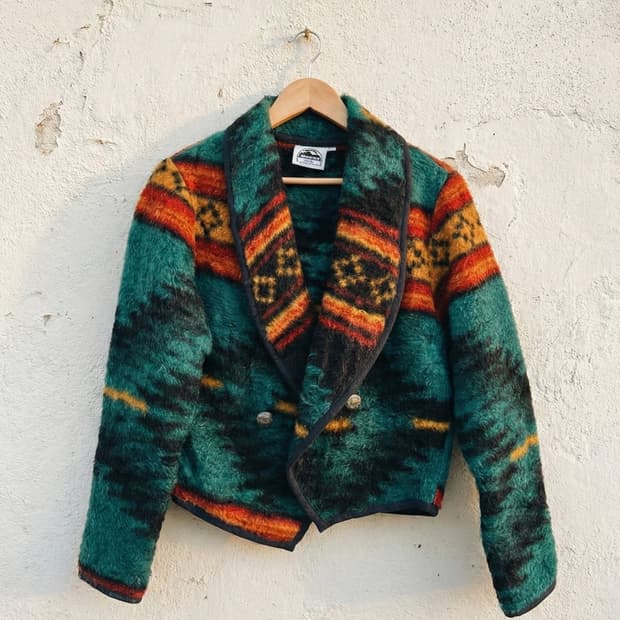 빈티지 나바호 패턴 자켓