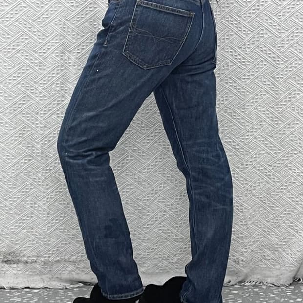 폴로 랄프로렌 스트릿 펑크 커스텀 페인팅 데님팬츠 28인치 C09561