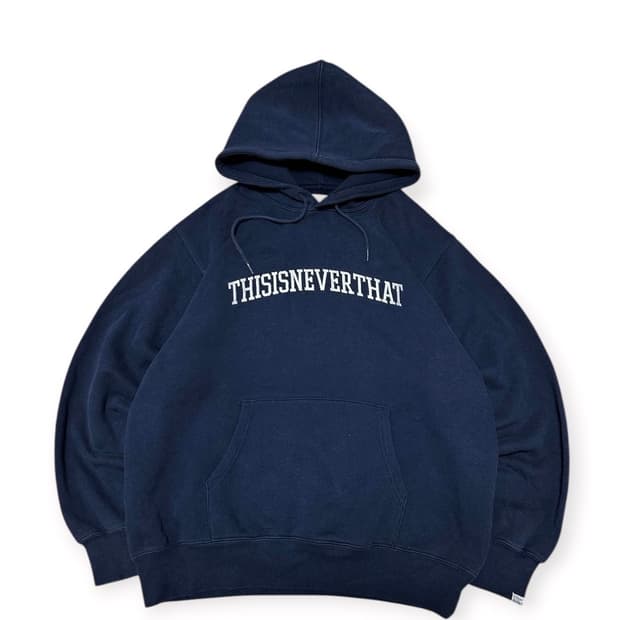 디스이즈네버댓 네이비 후드티