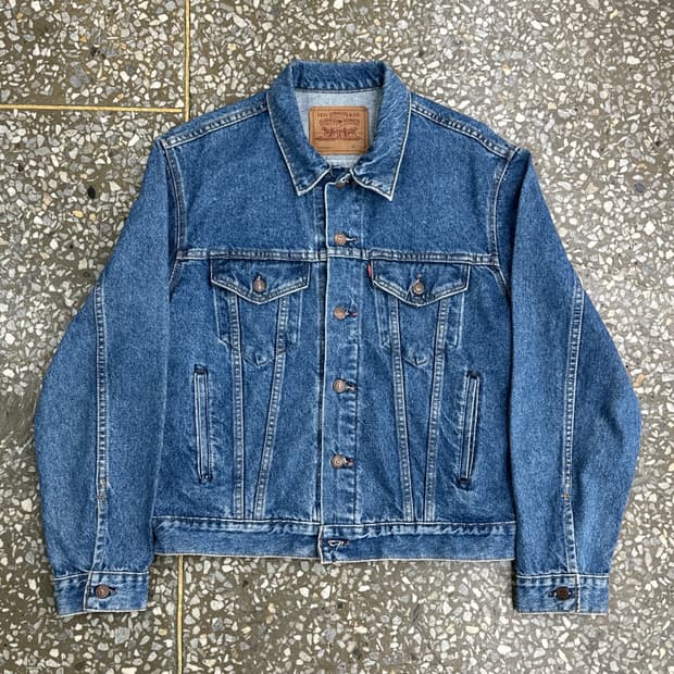 90s USA 리바이스 70506-0217 데님 트러커 자켓 40