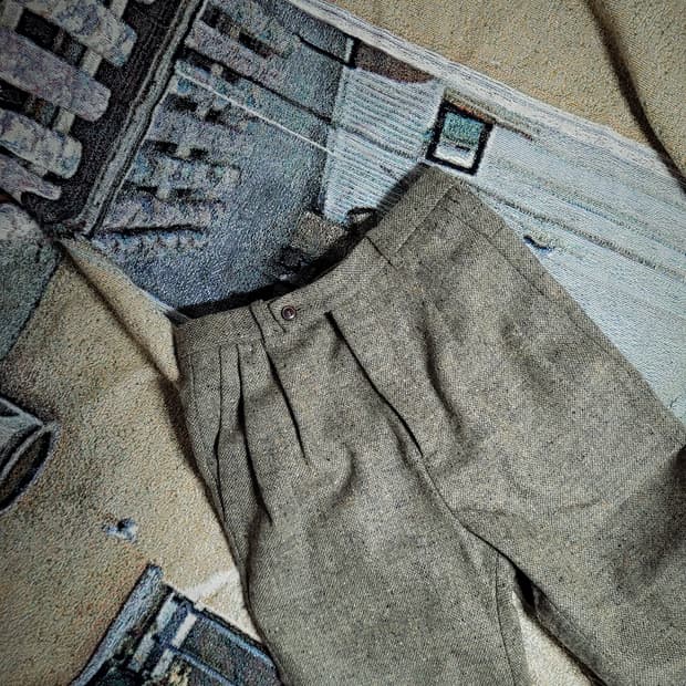 블레스 n50° 울 팬츠