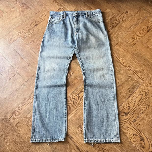 [36]리바이스 517 빈티지 워싱 플레어핏 데님 팬츠