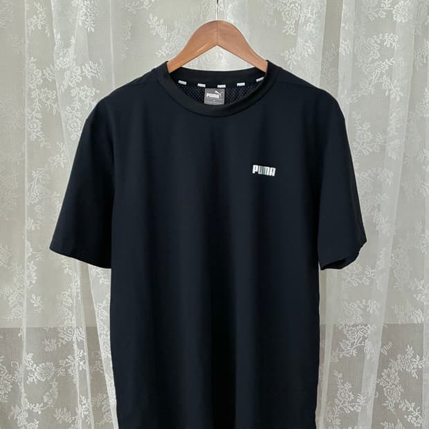 XL) 푸마 PUMA 기능성 반팔 티셔츠 네이비