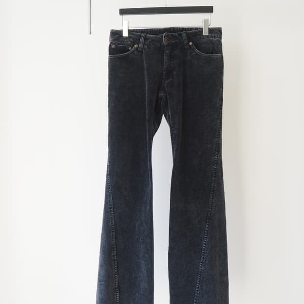 vintage low rise boots cut pants 