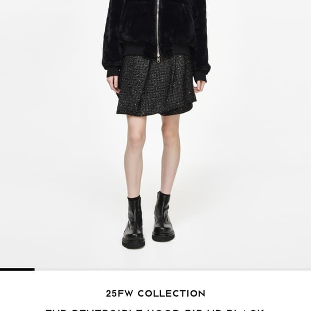 송지오우먼 지제로 퍼후드집업