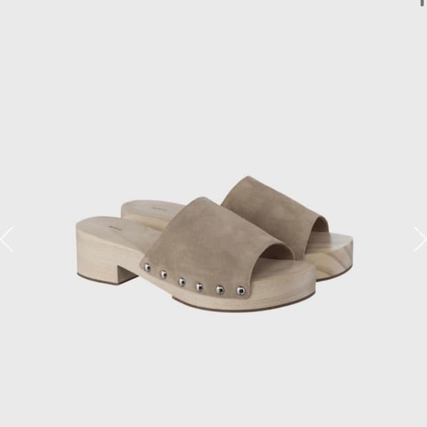 모노하 wood mules beige