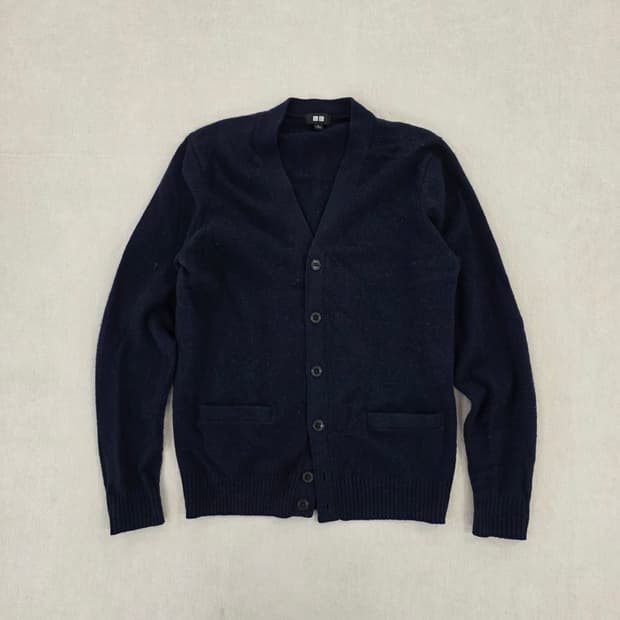 [S] 유니클로 램스울 니트 가디건 0220J