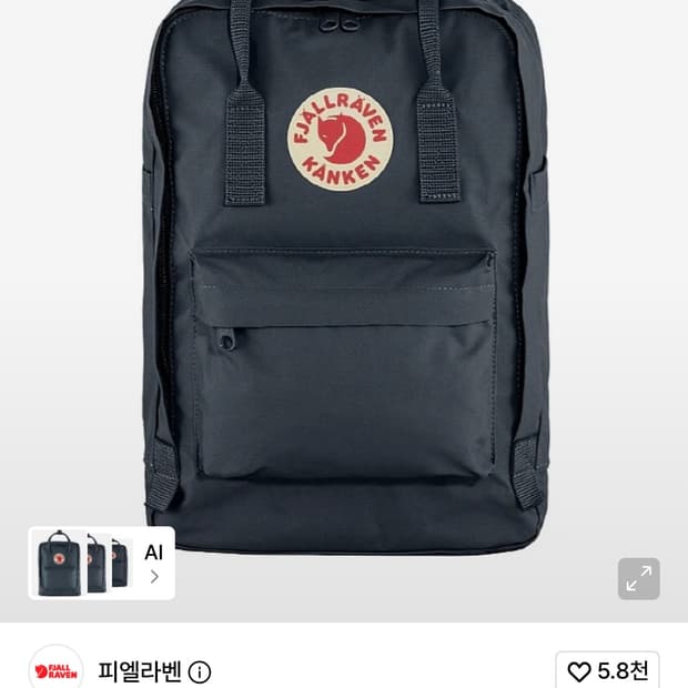 🦊피엘라벤 백팩 칸켄 랩탑 15인치