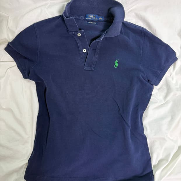 폴로 랄프로렌 포니 네이비 카라티 반팔 셔츠