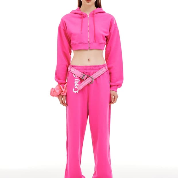 Leey 후드집업 조거팬츠 셋업