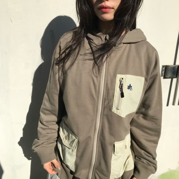 Logos Park 포켓 후드 집업