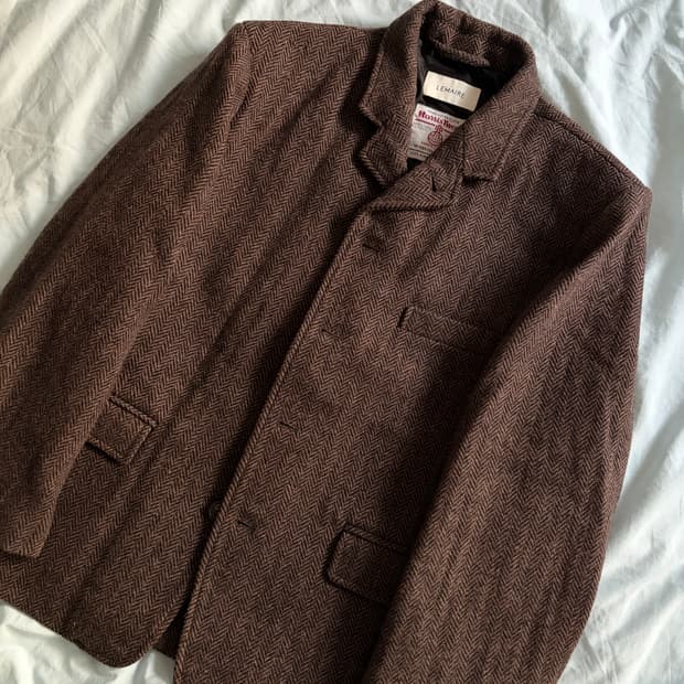 르메르 해리스 트위드 블레이저