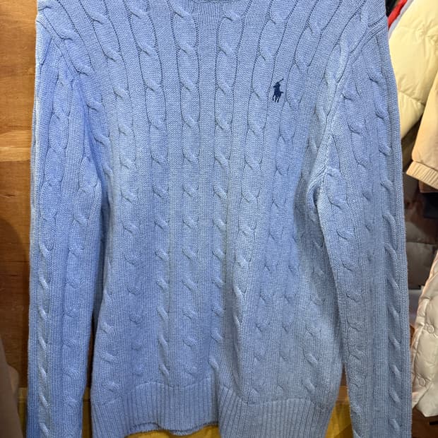 폴로 랄프로렌 네이비포니 소라 니트