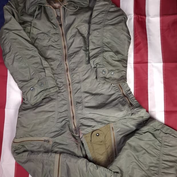 오리지날 50's 미공군 블랙라벨 CWU-1/P 항공 커버올