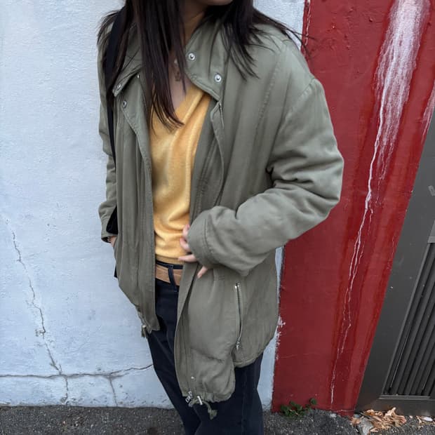 armani exchange wrap jacket