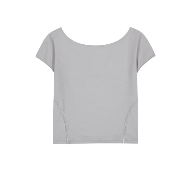 오호스 OJOS 반팔 Lace Trimming T-shirt