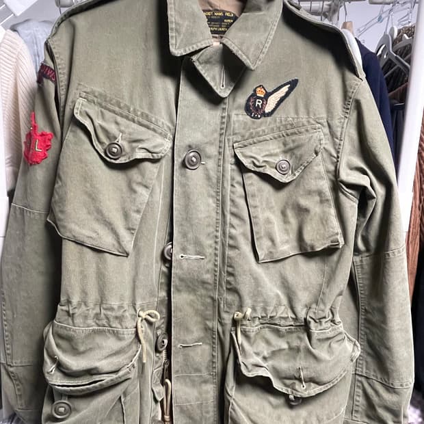 폴로 랄프로렌 M43 메이플 컴뱃 자켓